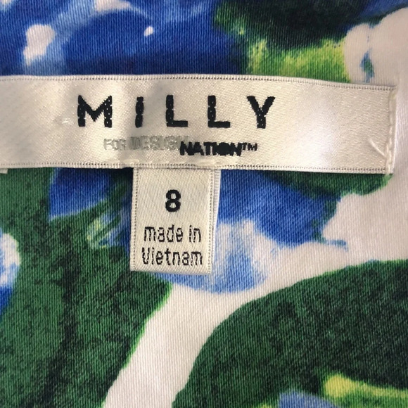 Milly for Design Nation Fit and Flare Floral Dress 8 - Picture 6 of 11